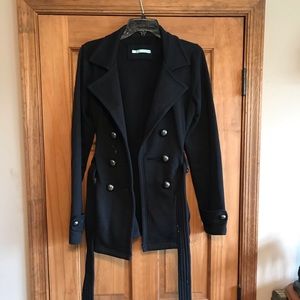 Dress fleece material coat